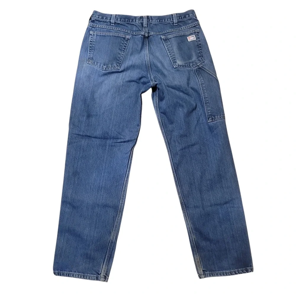 Tyndale FRMC Carpenter Jeans 35x34 Blue Flame Resistant Arc Rated Made in‎ USA